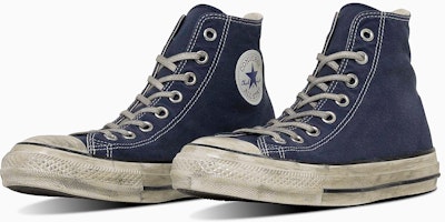 Converse All Star Aged White High-Top Sneakers Faded Navy 31314080 Converse All Star Aged White High-Top Sneakers Faded Navy 31314080