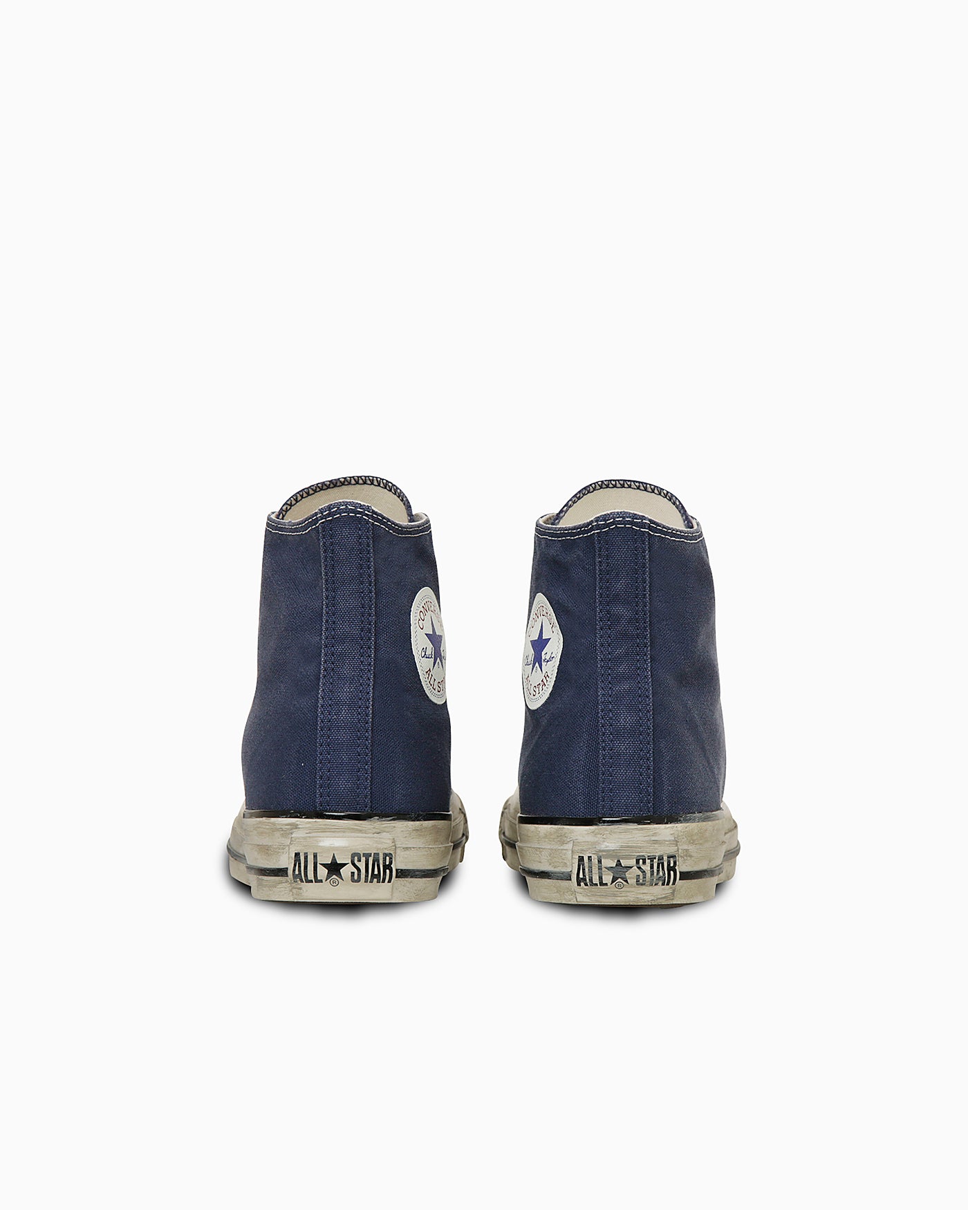 Shop (W) Converse All Star 復古白高筒帆布鞋 水洗海軍藍 31314080