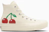 Order (Women) Converse All Star Cherry Print High Tops Black 31312171