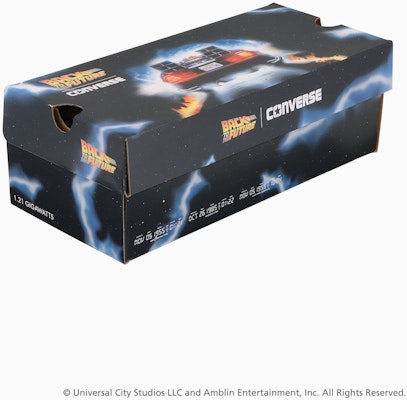 (W) コンバース オールスター チャック70 x バック・トゥ・ザ・フューチャー ハイカット ブラック 31312630 2