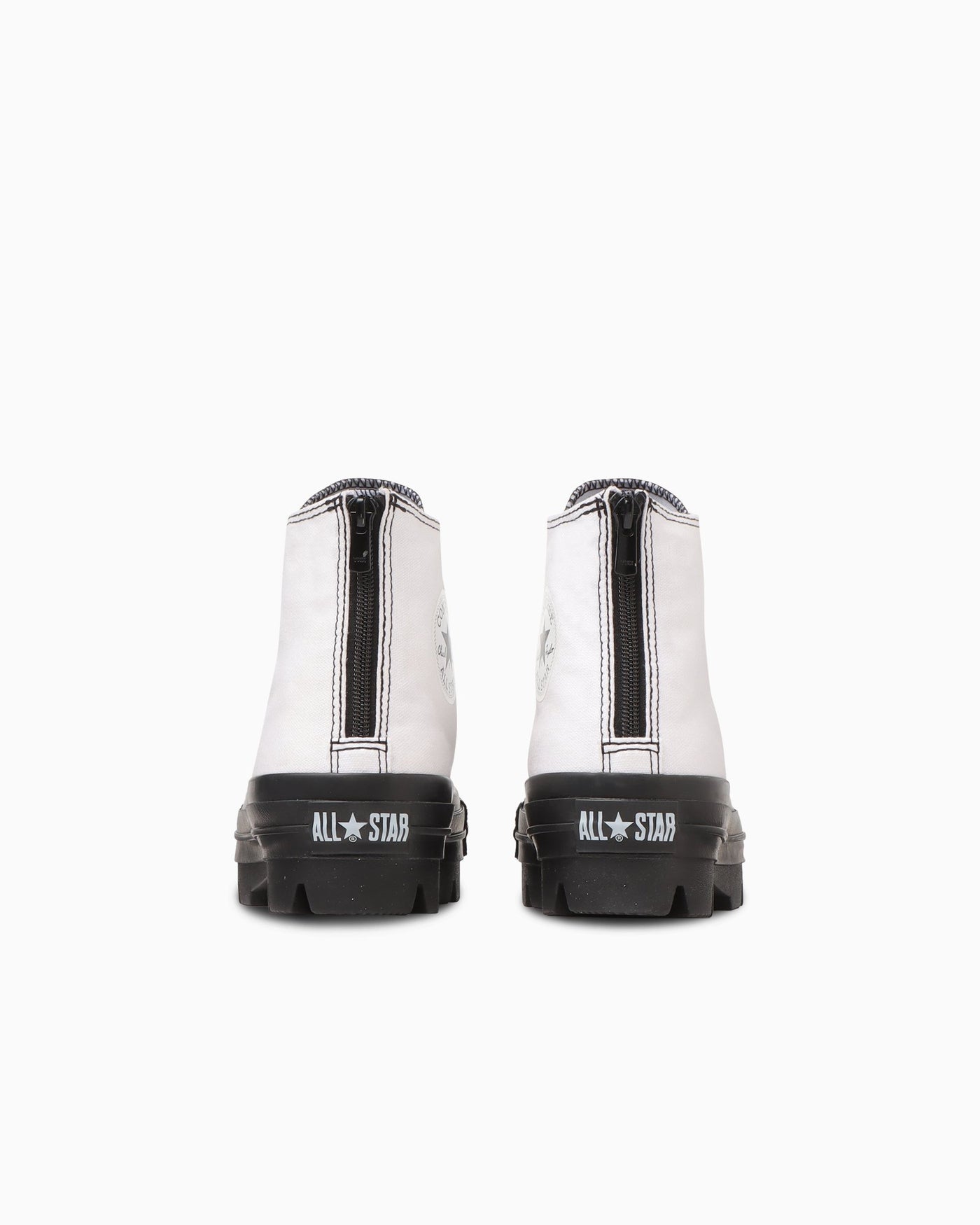 Shop (W) Converse All Star Chuck 高筒拉鍊 白/黑 31311790