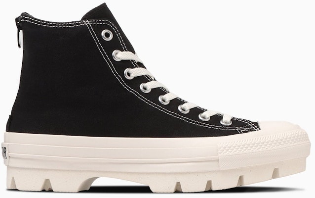 (W) コンバース オールスター チャンク バックジップ ハイ ホワイト/ブラック 31311791 Order (W) コンバース オールスター チャンク バックジップ ハイ ホワイト/ブラック 31311791