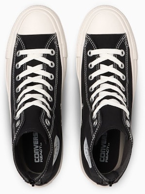 (W) コンバース オールスター チャンク バックジップ ハイ ホワイト/ブラック 31311791 Lookbook (W) コンバース オールスター チャンク バックジップ ハイ ホワイト/ブラック 31311791