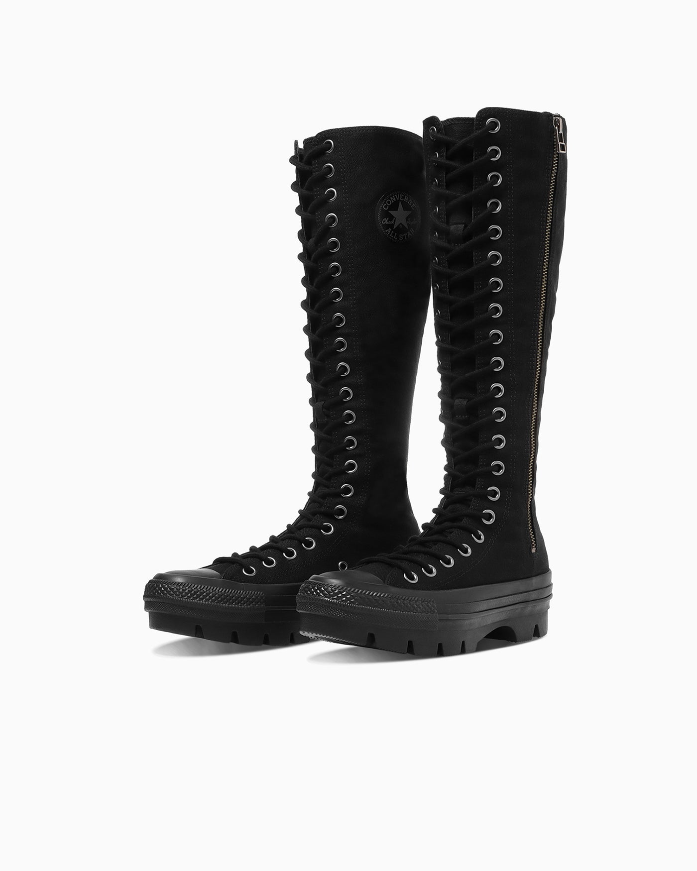 (W) Converse All Star Chunk Z XX-High Top Sneakers Black monochrome 圖 2
