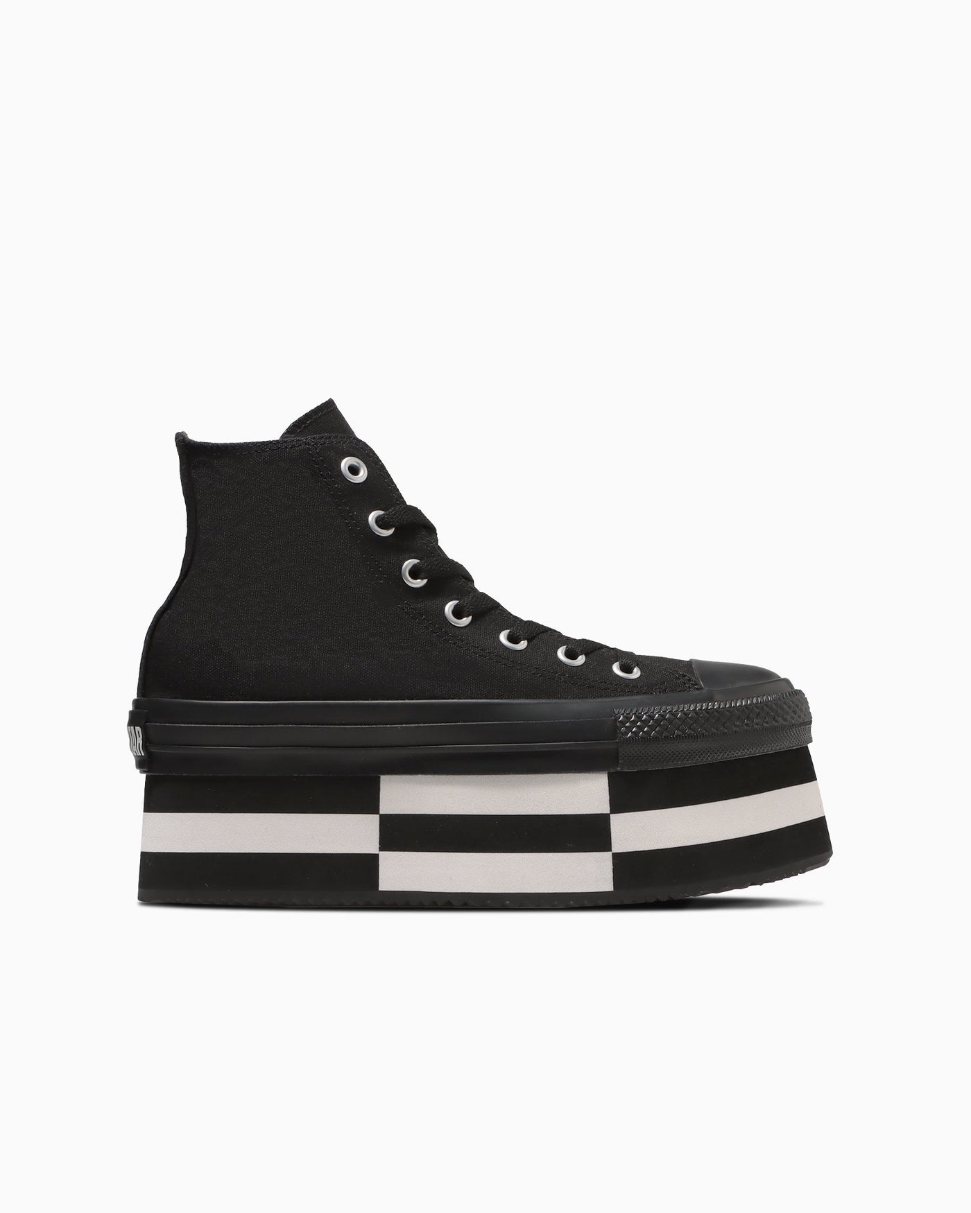 Order (W) Converse All Star 厚底拼接高筒運動鞋 白/黑 31312751