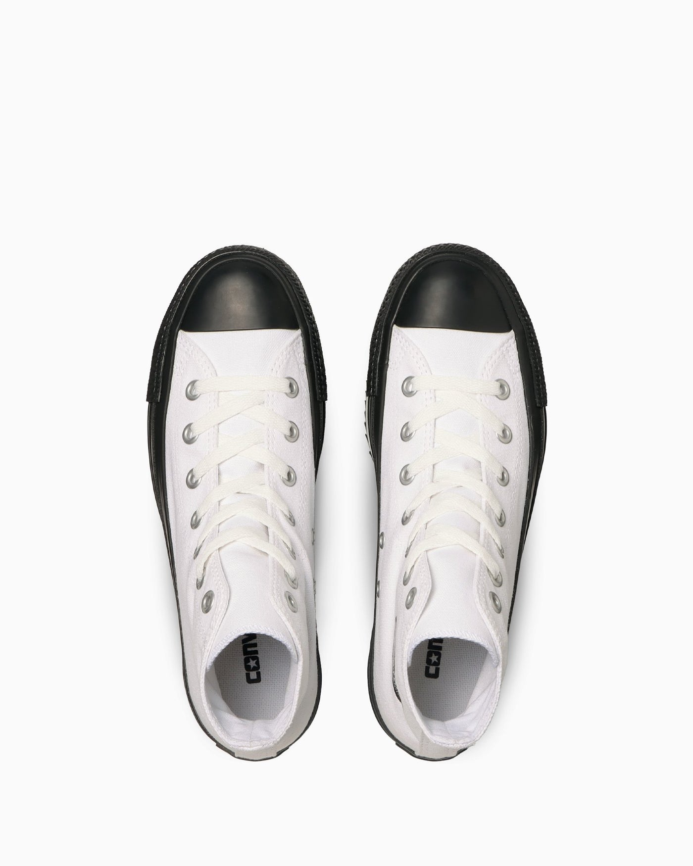 Lookbook (W) Converse All Star Chunkyblock High Top Zapatillas Blancas/Negras. 31312750