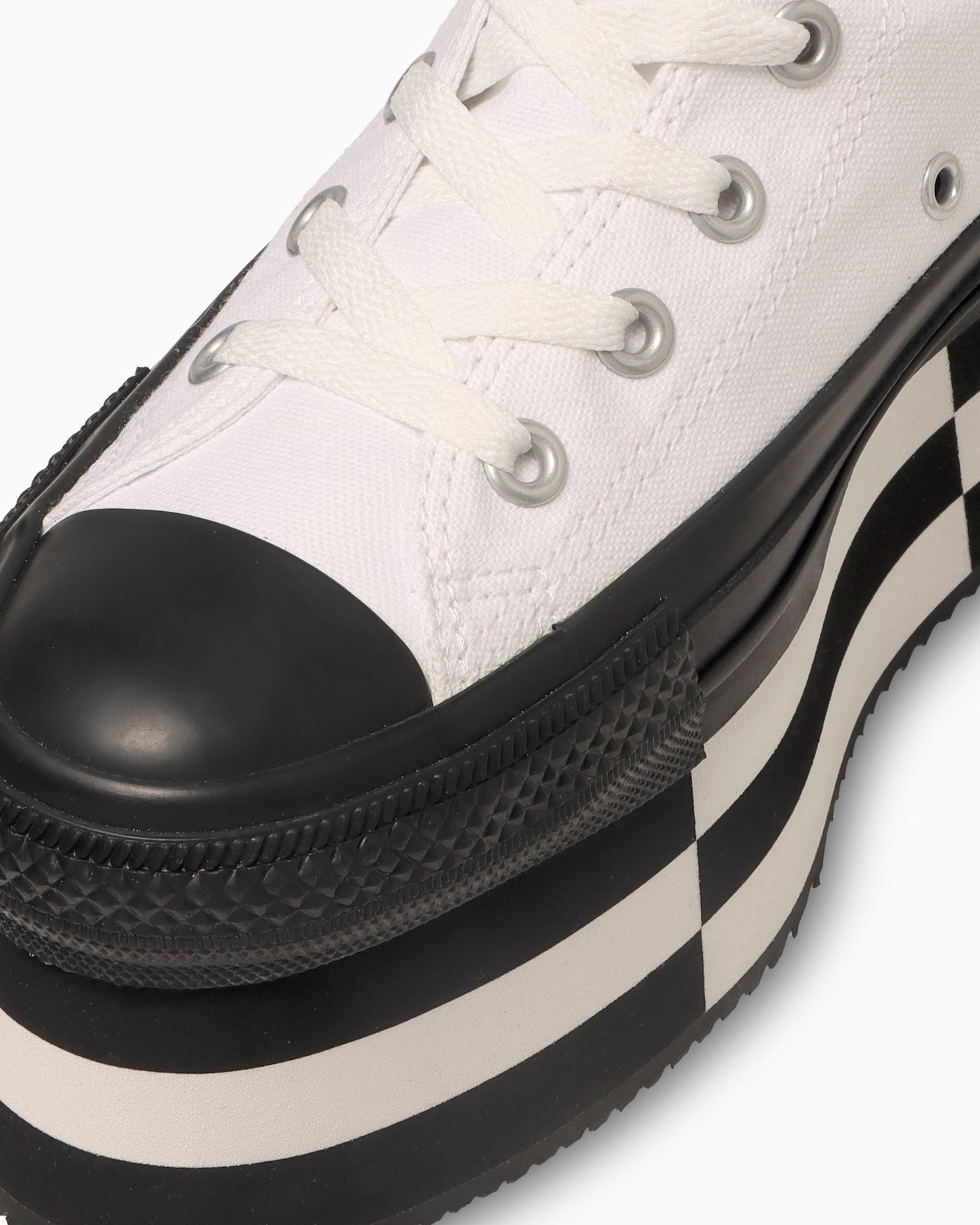 Details for (W) Converse All Star Chunkyblock High Top Zapatillas Blancas/Negras. 31312750