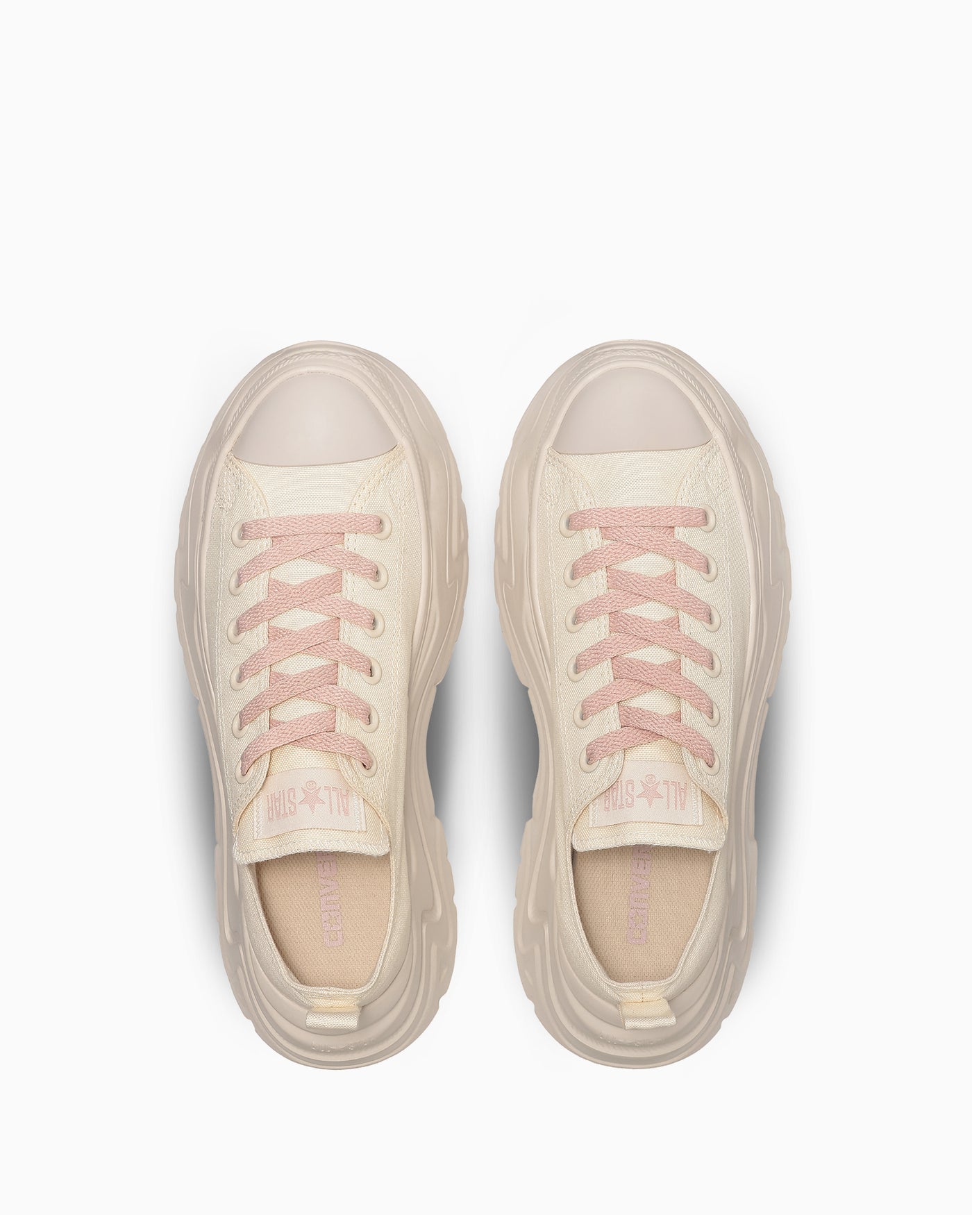Shop (W) コンバース オールスター シティハイク OX スニーカー クリーム/ダスティピンク 31318250