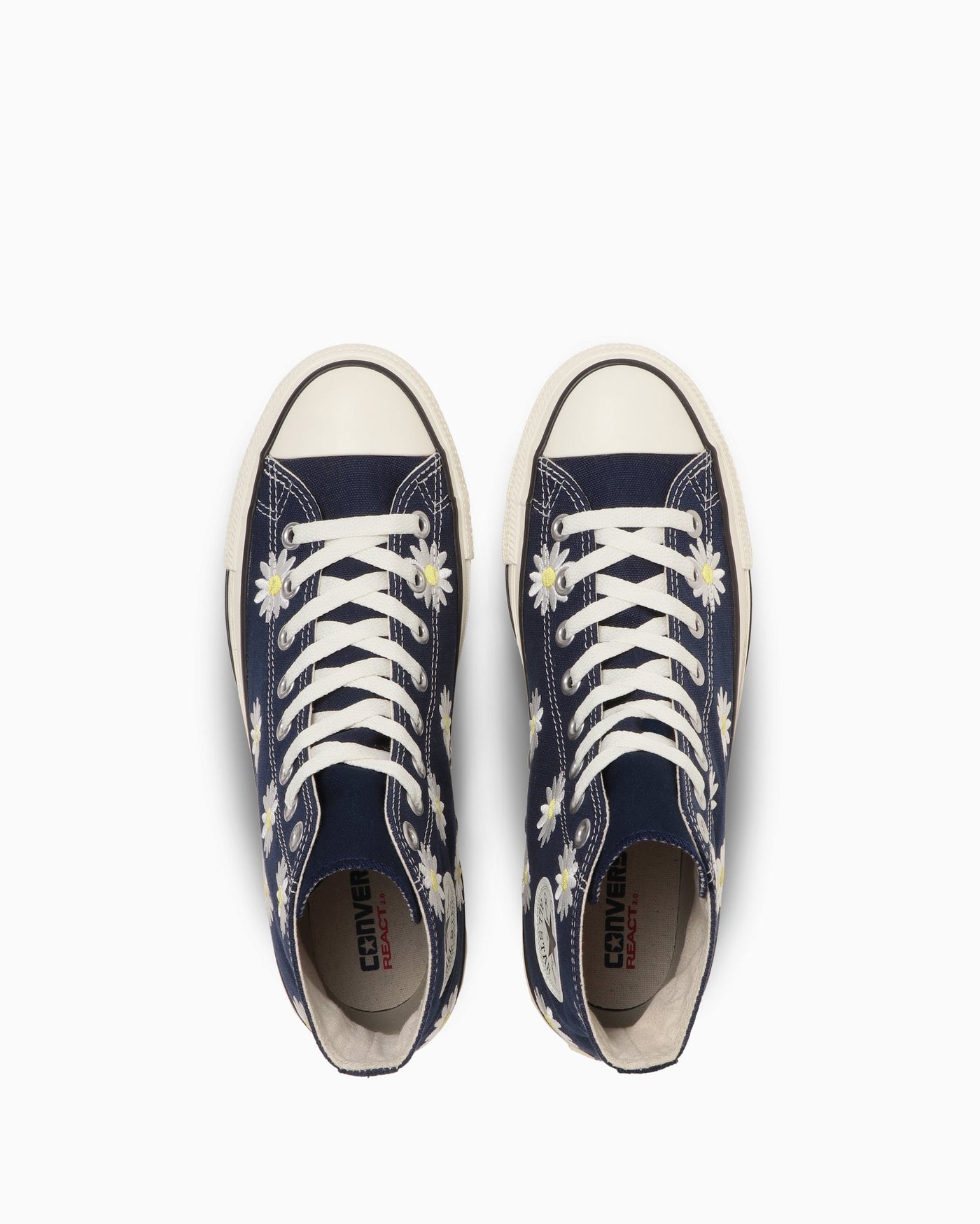 Lookbook (W) コンバース オールスター デイジーフラワー ハイカット ダークブルー 31311230