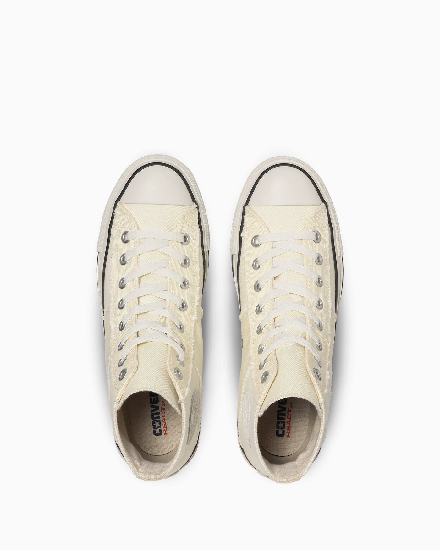 Converse All Star Denimpatchwork Hi-Top Sneakers White 圖 3