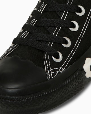 (W) コンバース オールスター フラワートウ OX ブラック 31315800 Details for (W) コンバース オールスター フラワートウ OX ブラック 31315800