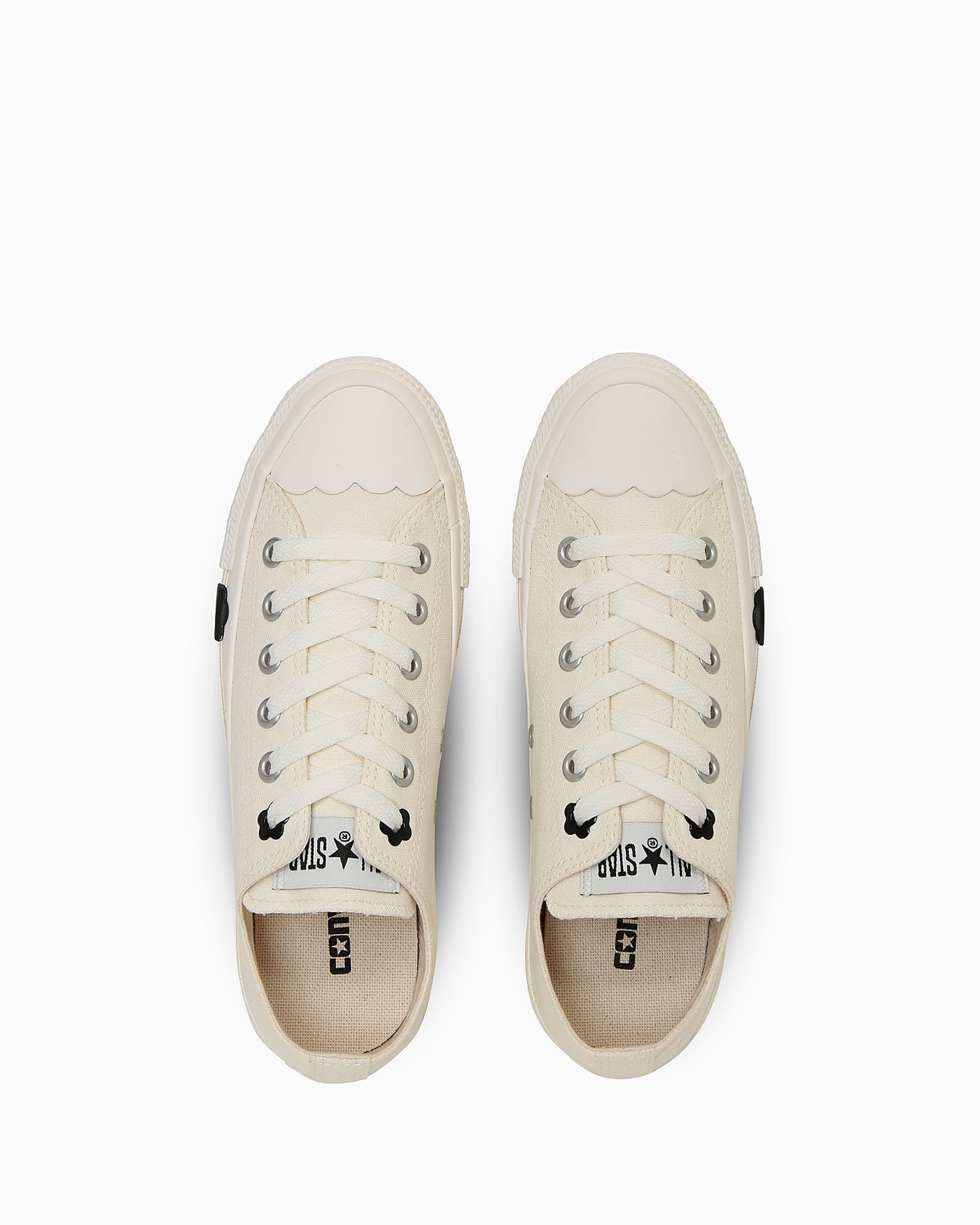 Lookbook (W) 컨버스 올스타 플라워토 OX 스니커즈 블랙 31315801