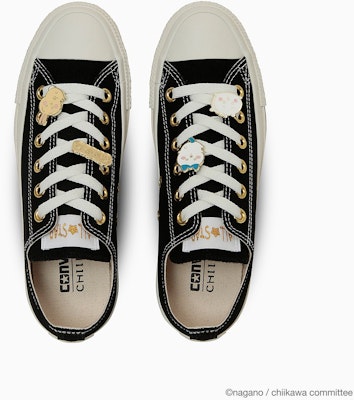 (W) Converse All Star GD OX / Chiikawa 小鸡卡哇联名款黑色运动鞋 31315230 Lookbook (W) Converse All Star GD OX / Chiikawa 小鸡卡哇联名款黑色运动鞋 31315230