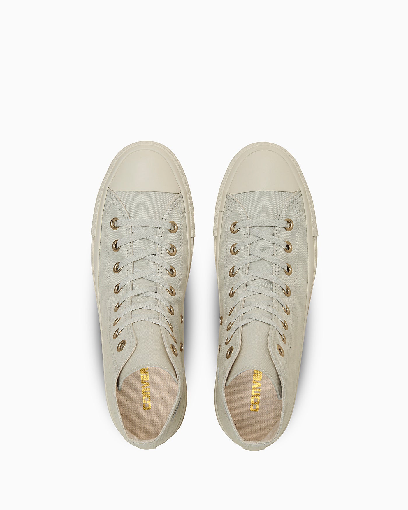 Lookbook (W) Converse All Star High-Top Golden Brown Logo Emas Sneakers 31315771