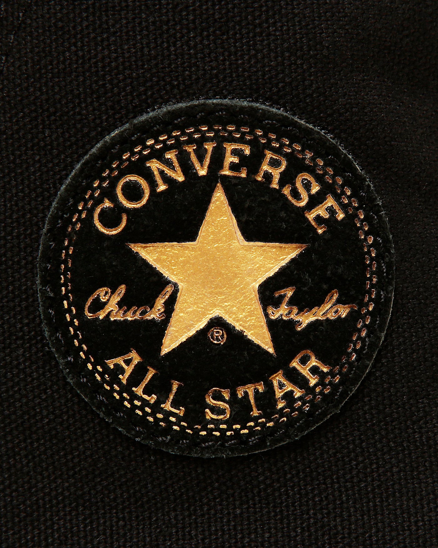 Converse All Star Gold Logo Patch High Top Sneakers Golden Brown 圖 8