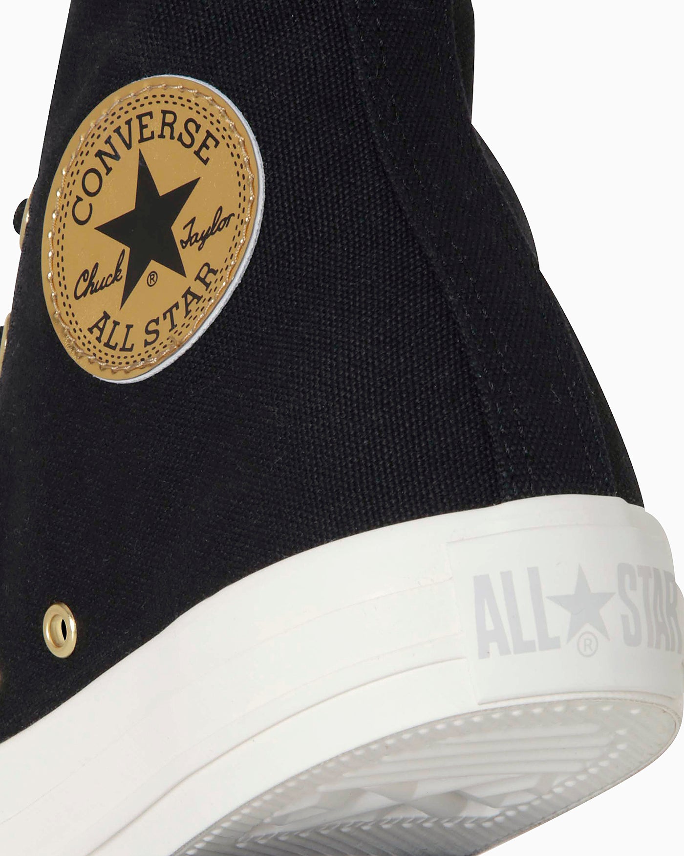 Converse All Star Goldpatch High Tops Black/Gold 圖 7
