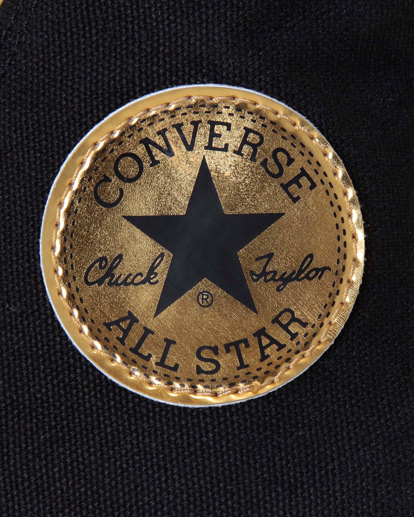 Converse All Star Goldpatch High Tops Black/Gold 圖 8