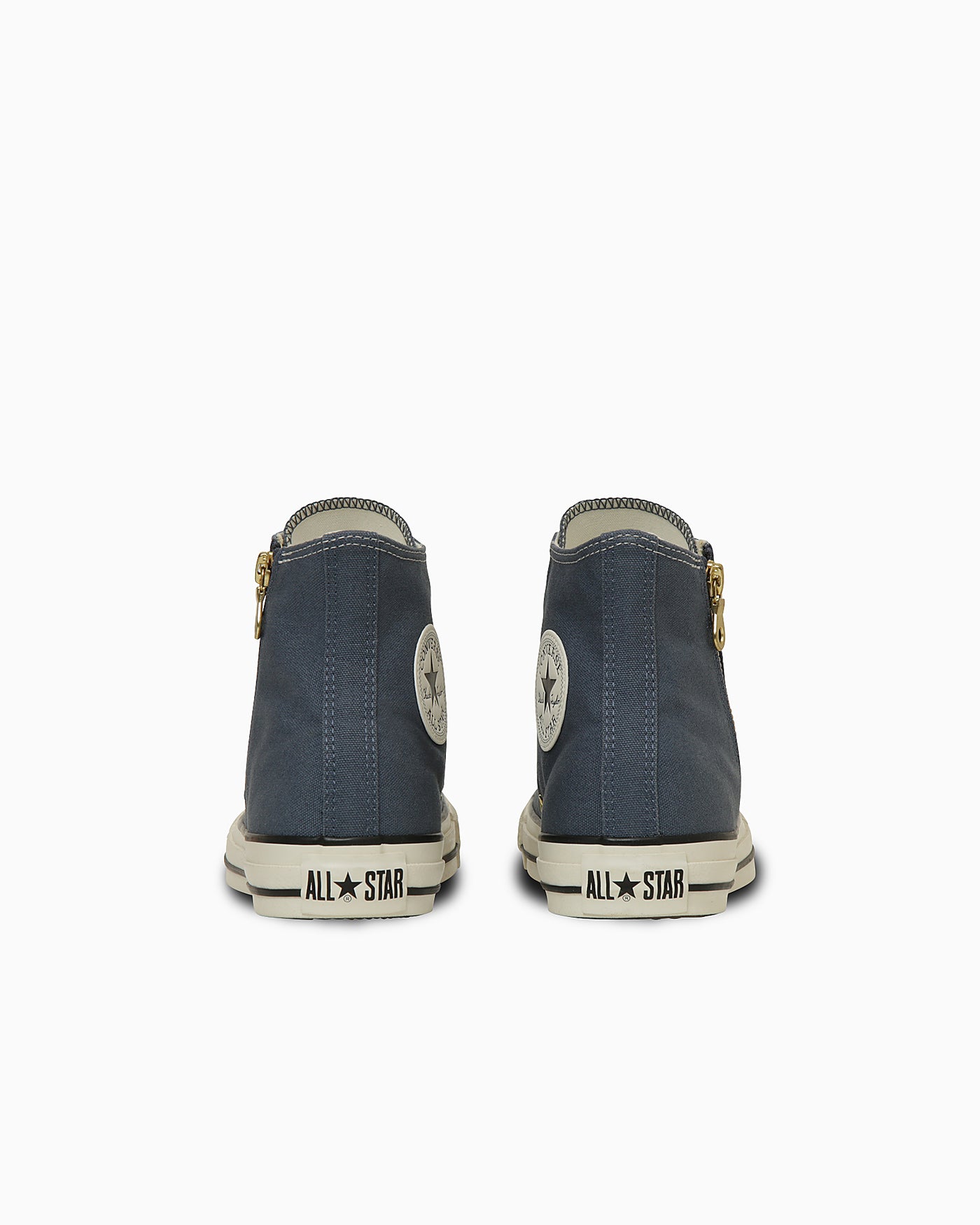 Shop (W) Converse All Star Goldzip High-Top Sneakers Biru Slate 31314130