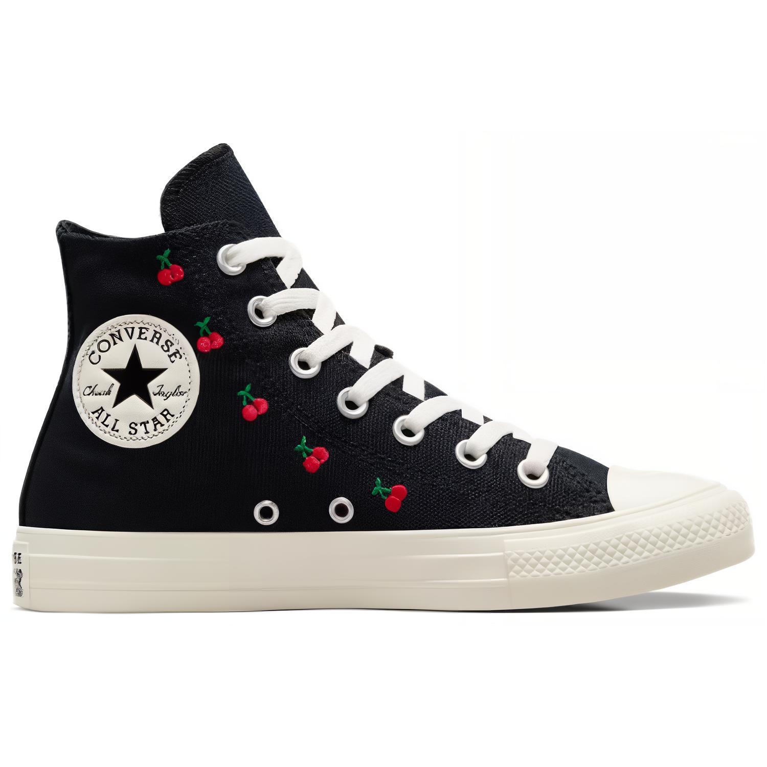 Order Converse All Star 休閒百搭 耐磨減震 高筒 帆布鞋 女款 黑色