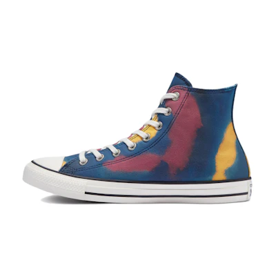 (W) Converse All Star High 'Tie-Dye Blue Yellow'
