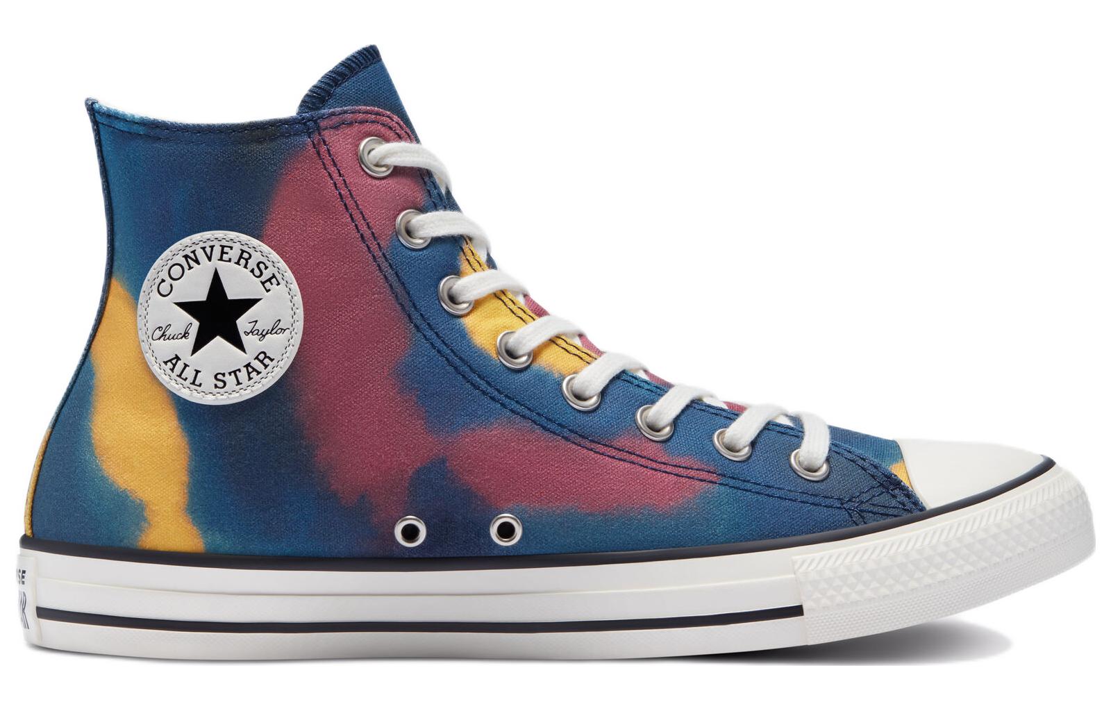 Order (W) Converse All Star High ''Tie-Dye Blauw Geel'' A02082F
