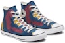 Lookbook (W) Converse All Star Tinggi 'Tie-Dye Biru Kuning' A02082F