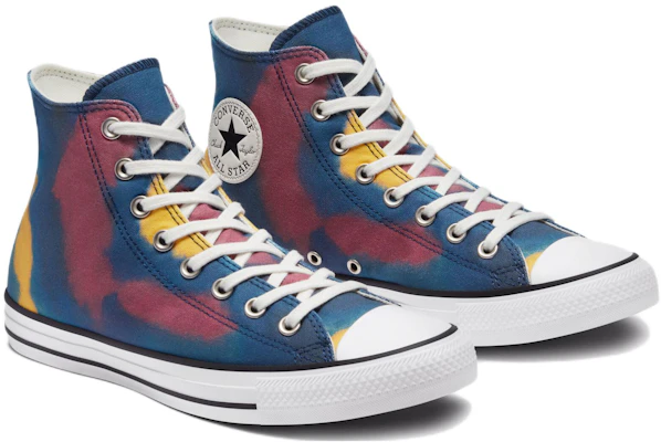 (W) Converse All Star High ''Tie-Dye Blauw Geel'' A02082F Lookbook (W) Converse All Star High ''Tie-Dye Blauw Geel'' A02082F