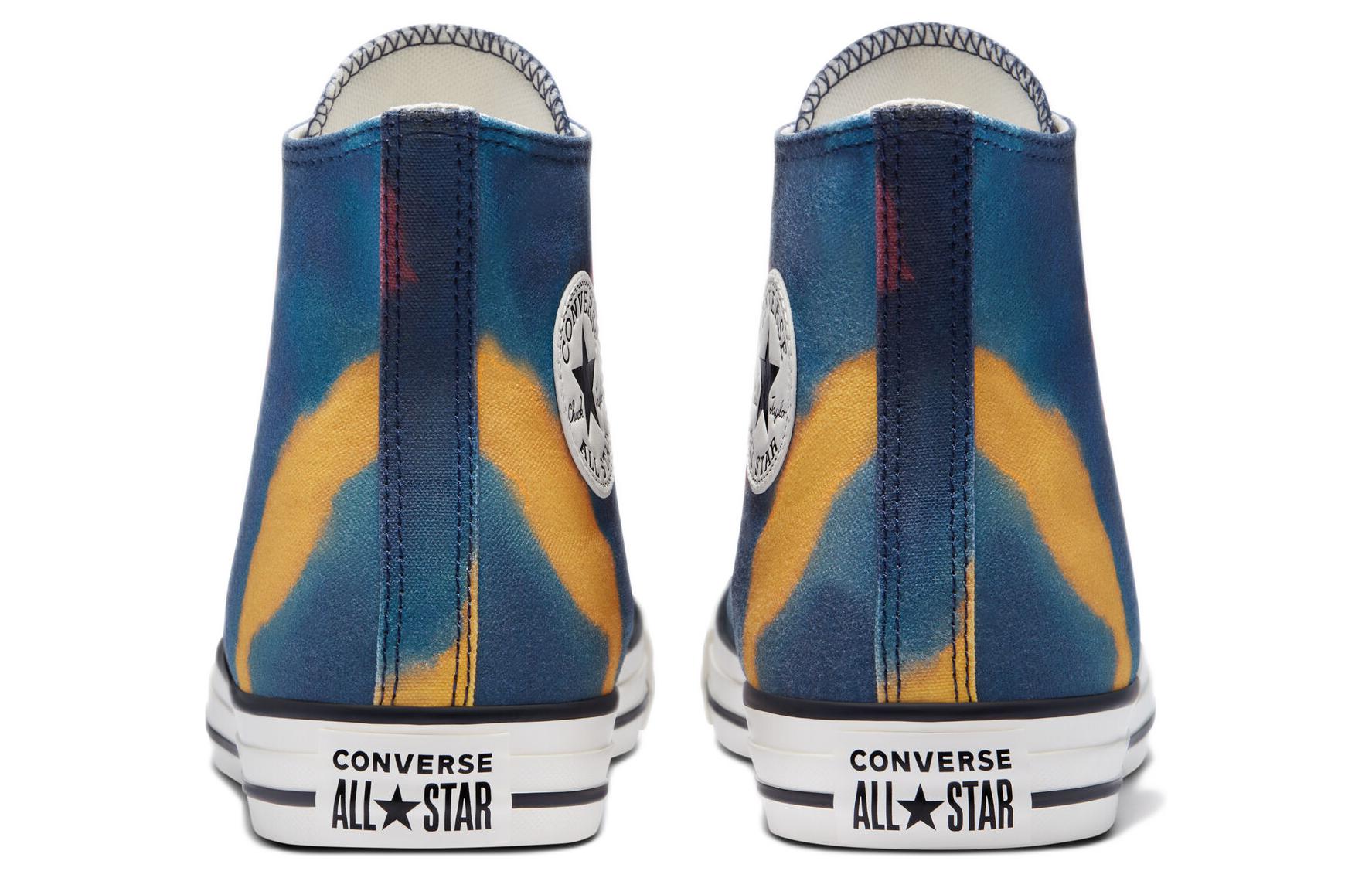 Shop (W) Converse All Star High ''Tie-Dye Blauw Geel'' A02082F