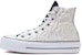 (W) Converse All Star Tinggi 'Putih Perak' 572927C