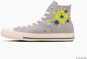 (Women) Converse All Star LC Hi Splatoon 3 Edition Sneakers Gray 31312950 (Women) Converse All Star LC Hi Splatoon 3 Edition Sneakers Gray 31312950