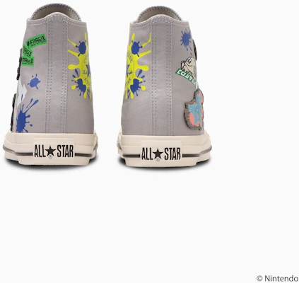 (Women) Converse All Star LC Hi Splatoon 3 Edition Sneakers Gray 31312950 Shop (Women) Converse All Star LC Hi Splatoon 3 Edition Sneakers Gray 31312950
