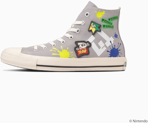 (Women) Converse All Star LC Hi Splatoon 3 Edition Sneakers Gray 31312950 1