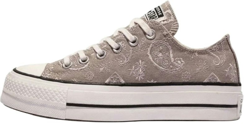(W) Converse All Star Lift Paisley Bordir Low-Top Canvas Coklat Wanita. A22398C Buy (W) Converse All Star Lift Paisley Bordir Low-Top Canvas Coklat Wanita. A22398C