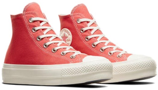 匡威All Star Lift Platform 舒適百搭 防滑 耐磨 高筒 帆布鞋 女款 紅色 Lookbook 匡威All Star Lift Platform 舒適百搭 防滑 耐磨 高筒 帆布鞋 女款 紅色