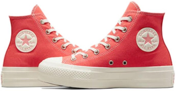 匡威All Star Lift Platform 舒適百搭 防滑 耐磨 高筒 帆布鞋 女款 紅色 Shop 匡威All Star Lift Platform 舒適百搭 防滑 耐磨 高筒 帆布鞋 女款 紅色