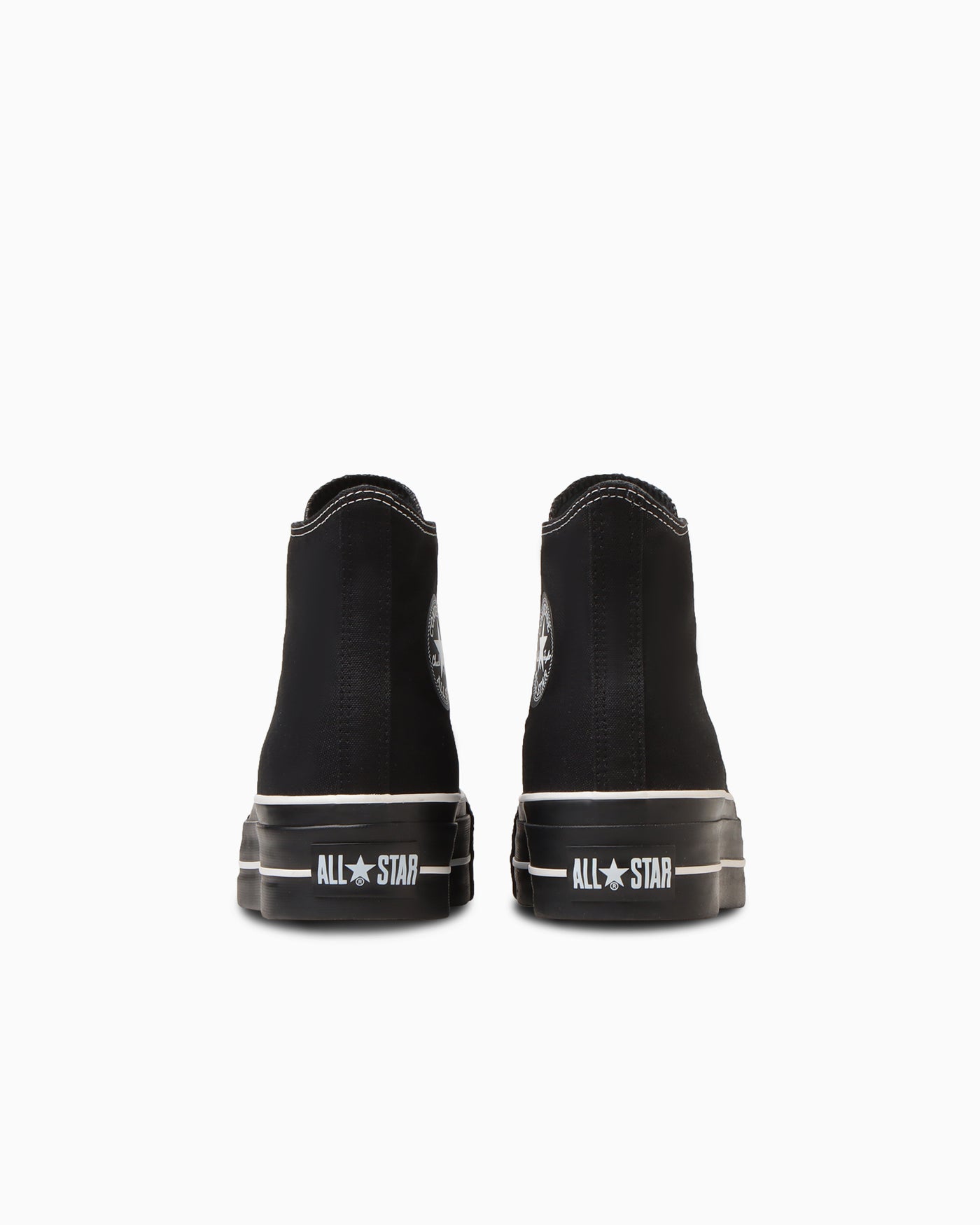 Shop (W) Converse All Star Lifted High-Top Hitam Putih 31310630