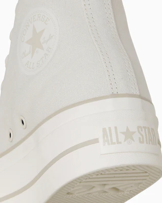 (W) Converse All Star 厚底高筒帆布鞋 奶油色 31311720 Details for (W) Converse All Star 厚底高筒帆布鞋 奶油色 31311720