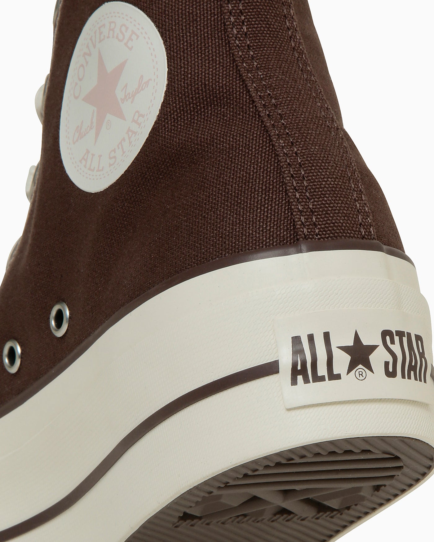 Sizing (W) Converse All Star 厚底高筒巧克力棕色運動鞋 31315350