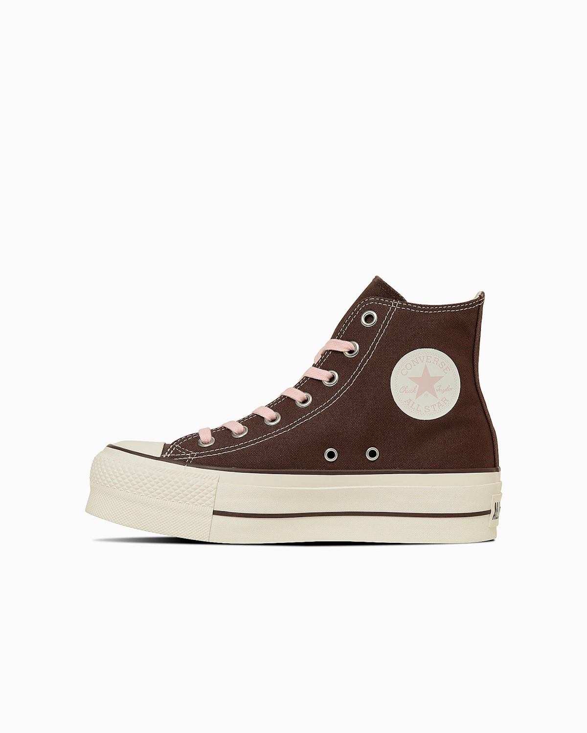 Converse All Star Lifted High Top Sneakers Chocolate brown