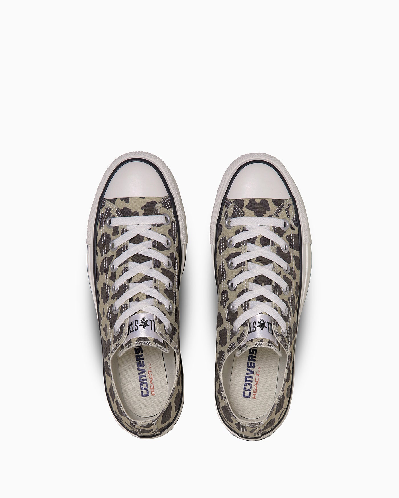 Lookbook Converse All Star Lifted Low Top Sneakers Beige 31313220