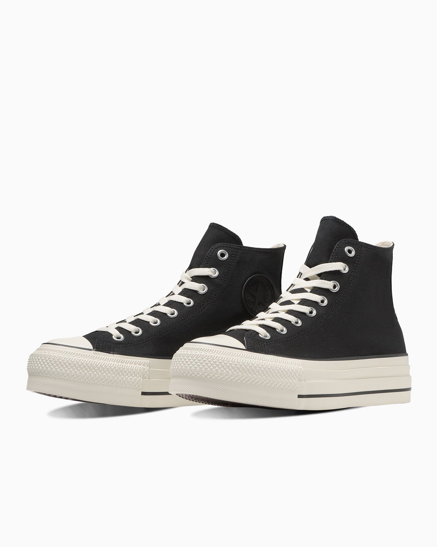 Converse All Star Lifted Overtape Hi Sneakers Black