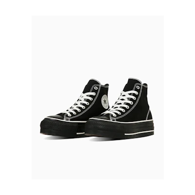 Converse All Star Lifted Overtape High-Top Sneakers Black/Black