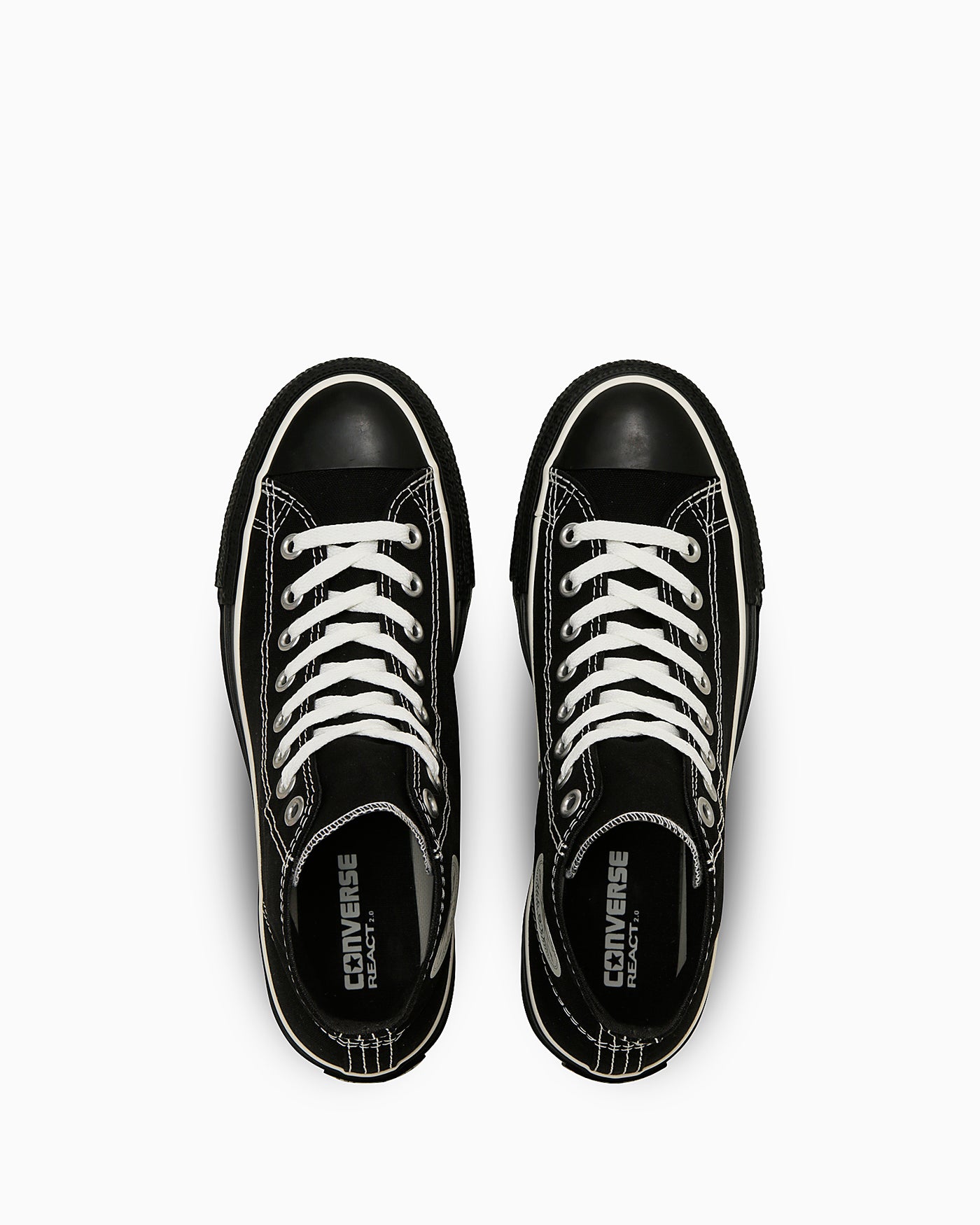 Converse All Star Lifted Overtape High-Top Sneakers Black/Black 圖 3