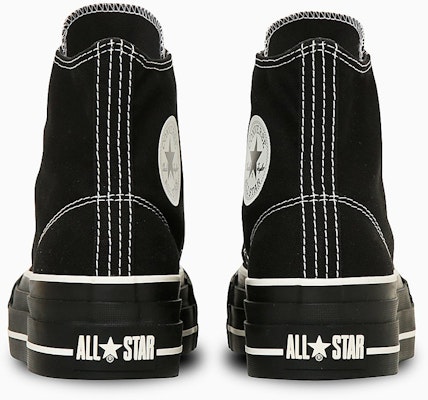 (W) Converse All Star Lifted Overtape Zapatillas Altas Negro/Negro 31313950 Shop (W) Converse All Star Lifted Overtape Zapatillas Altas Negro/Negro 31313950
