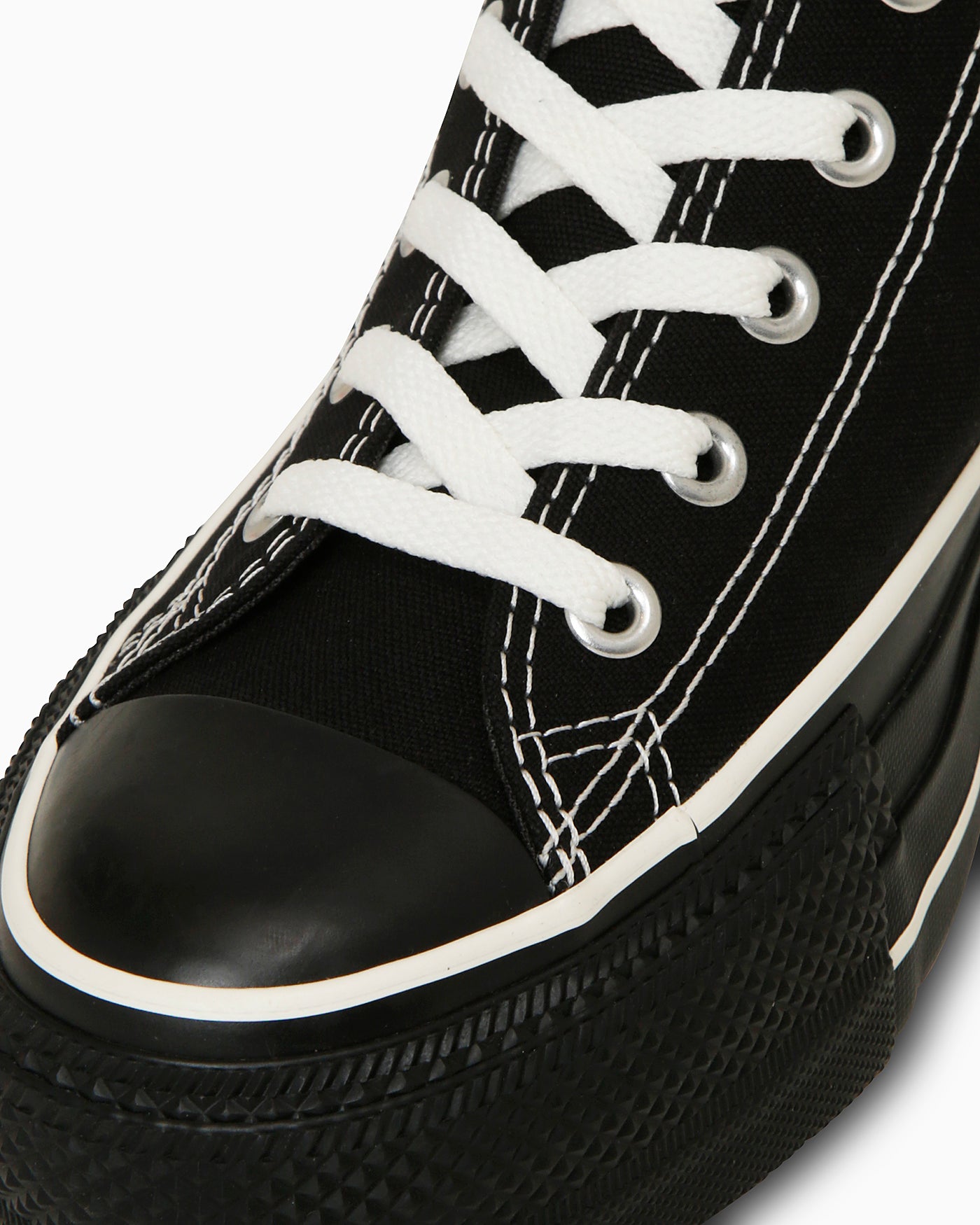 Converse All Star Lifted Overtape High-Top Sneakers Black/Black 圖 6