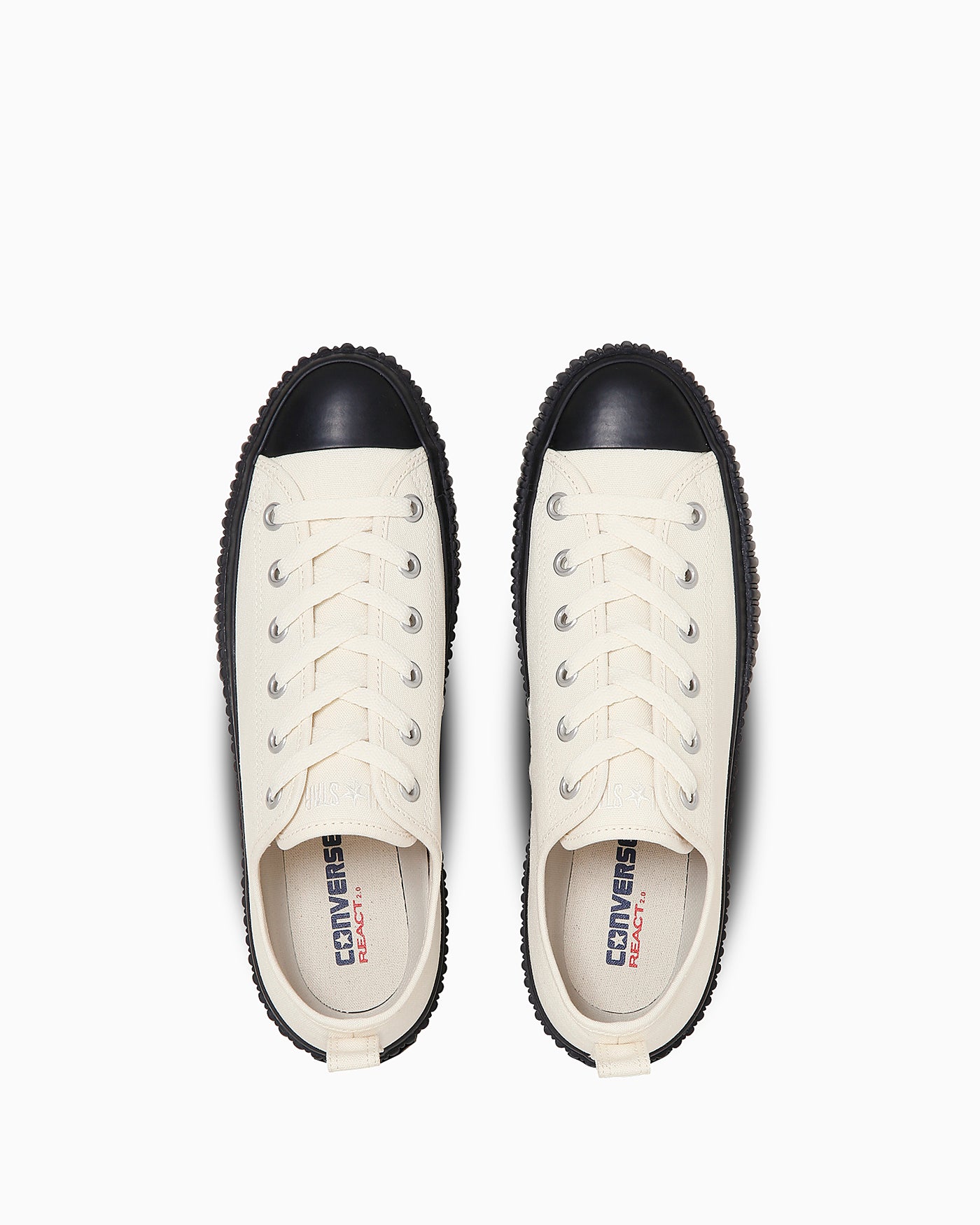 Converse All Star Lifted Rib Tape Ox White/Black 圖 3