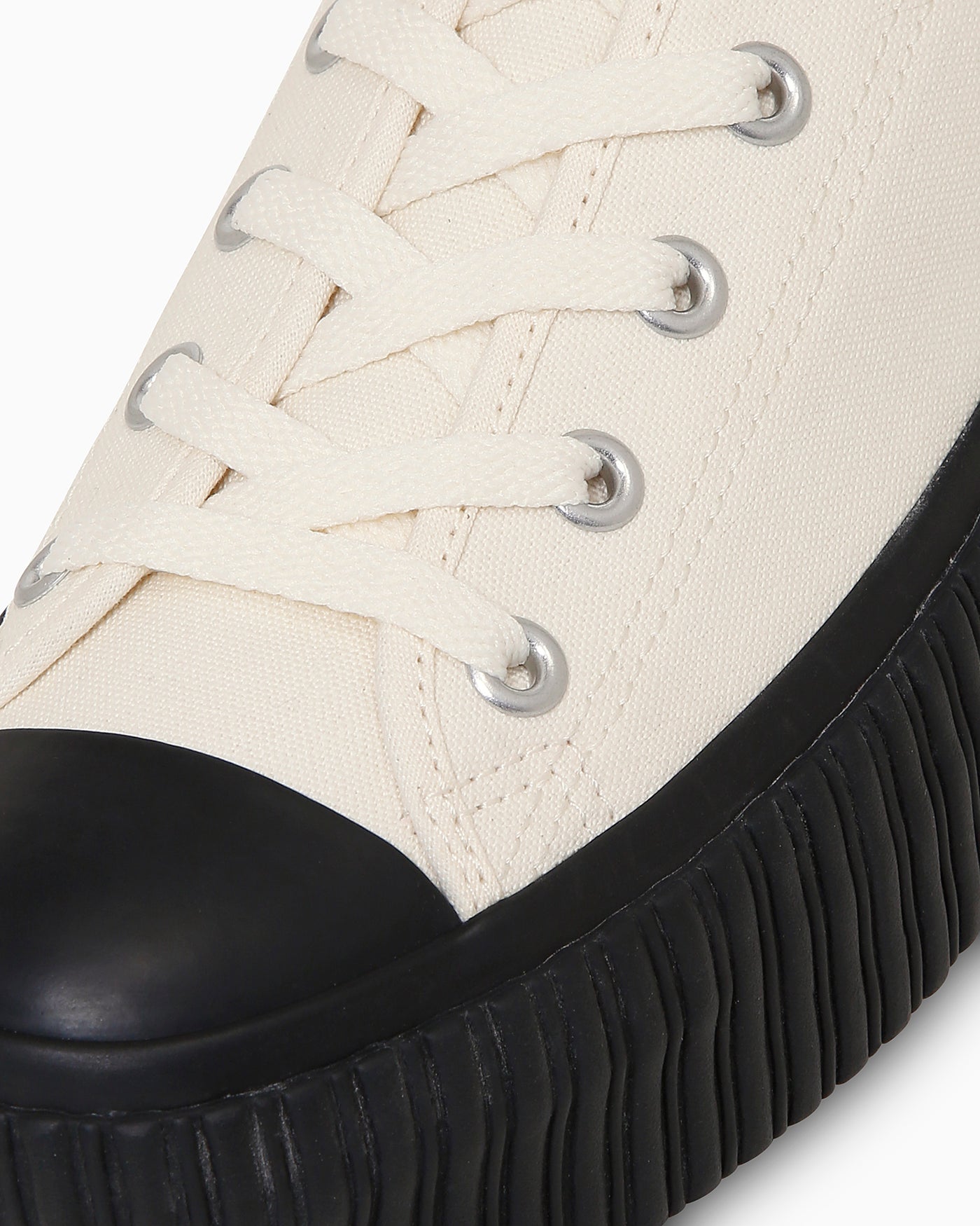 Converse All Star Lifted Rib Tape Ox White/Black 圖 6