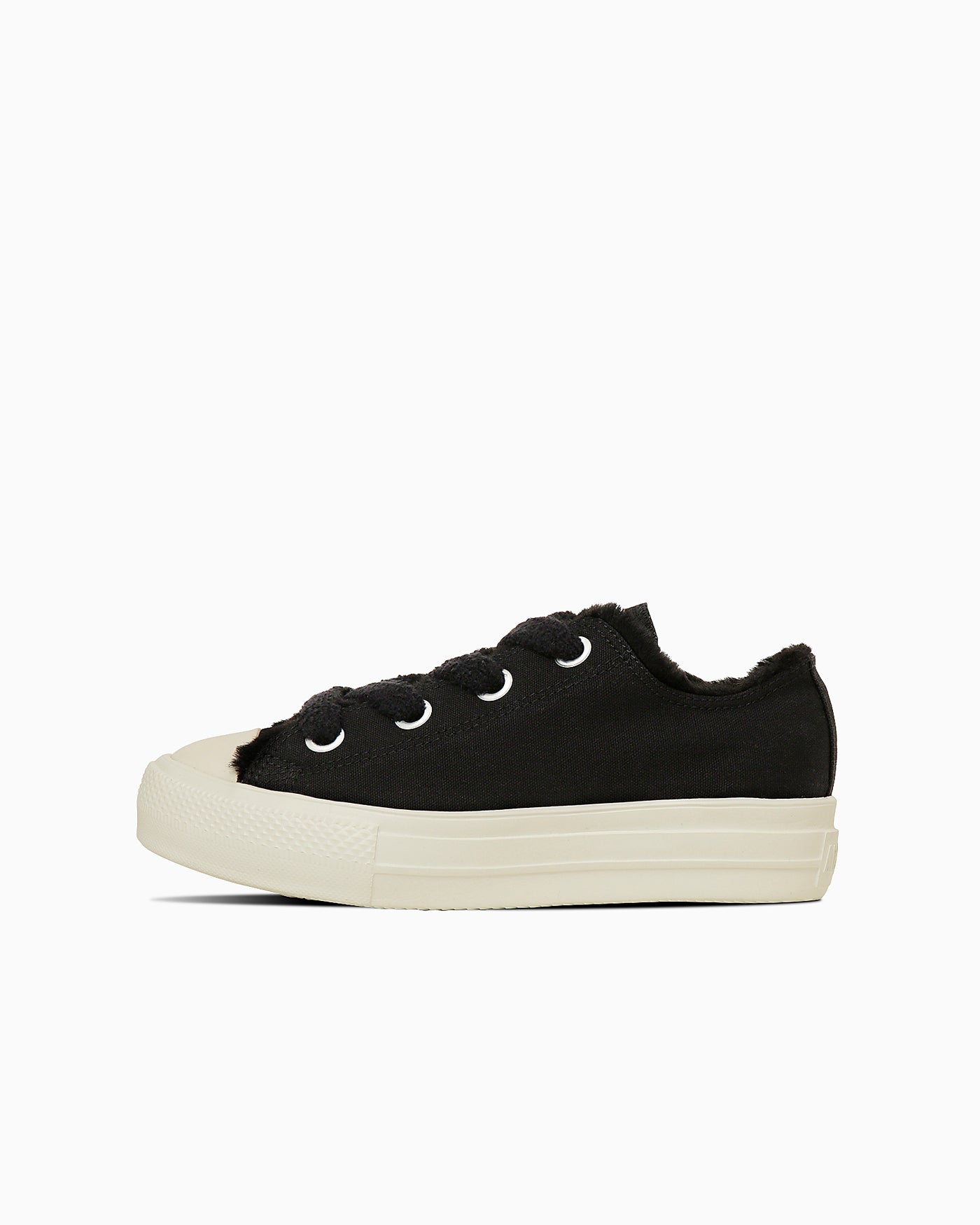 (Women) Converse All Star Light Big Eyelets Many Boa OX Black 31315892