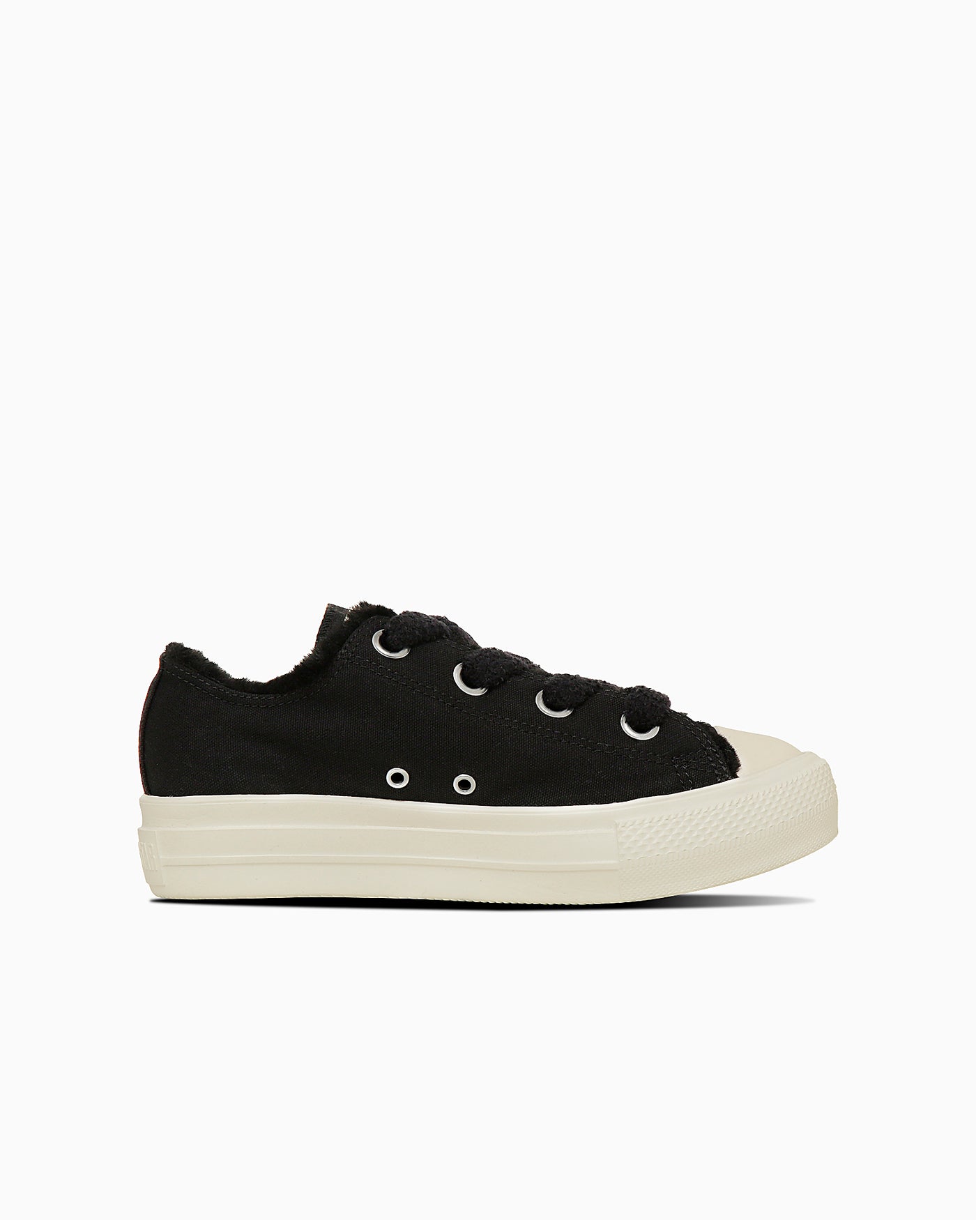 Lookbook (W) Converse All Star Light 大眼孔毛絨低筒 黑色 31315892