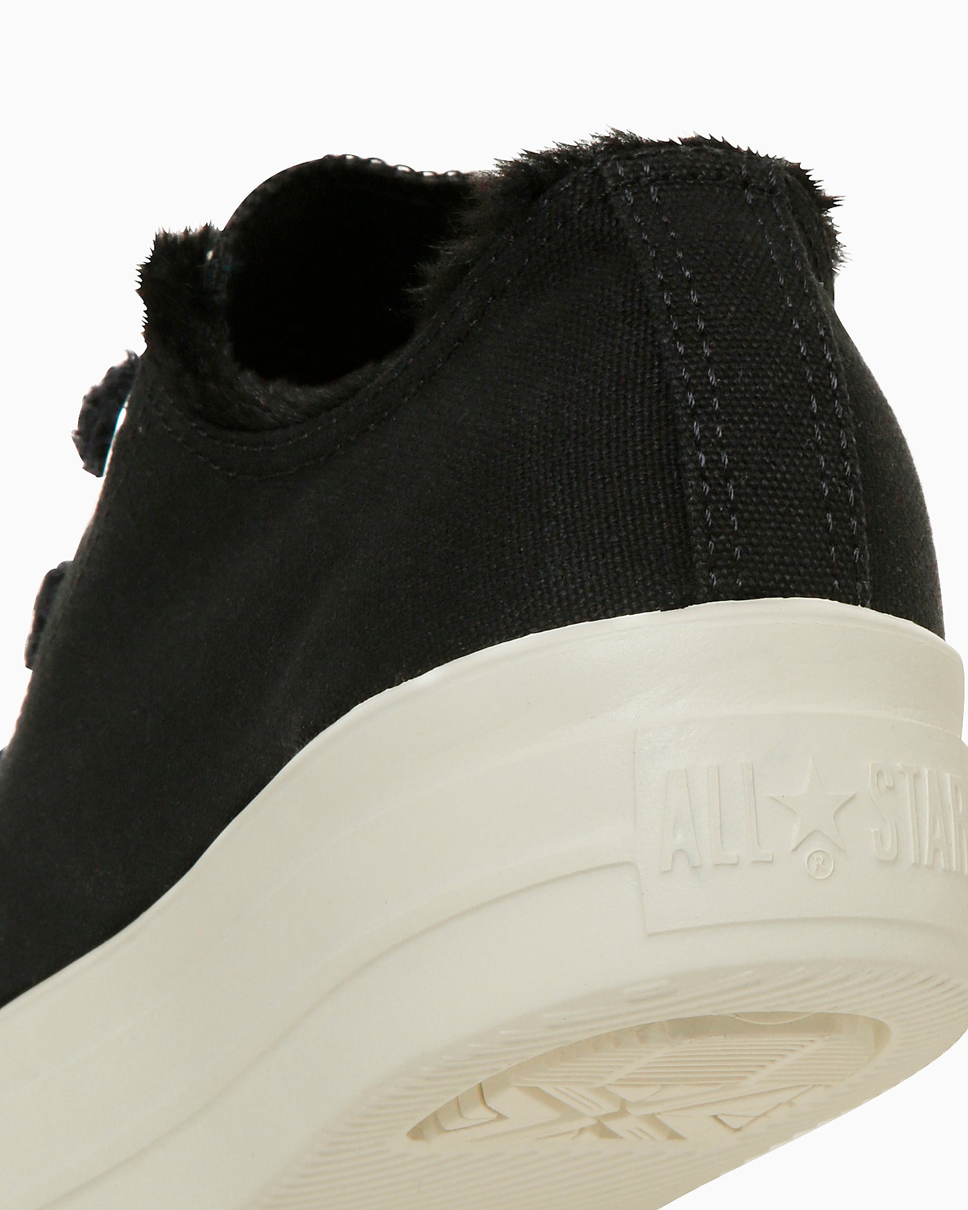 Cheap (W) Converse All Star Light 大眼孔毛絨低筒 黑色 31315892